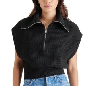 Steve Madden black Malany Sweater vest